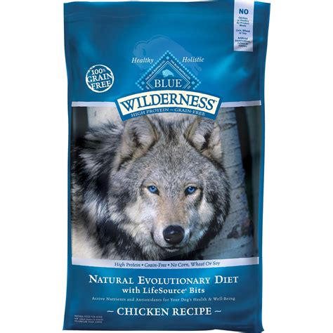 black and blue dog food bag